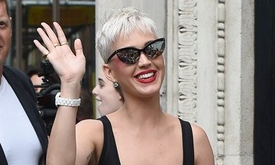 Katy Perry Flaunts Curvaceous Figure in Tiny White Bikini
