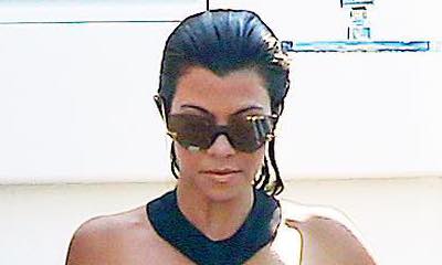Kourtney Kardashian Shares Cheeky Photo of Her in Bikini With an Ice Cream Between Her Thighs