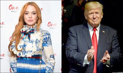 Lindsay Lohan Tells People to 'Stop Bullying' Donald Trump