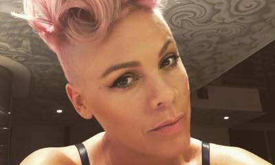 Pink Shows Off Slim Post-Baby Body During Family Outing in N.Y.C.