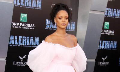 Rihanna's Flowing Pink Dress at 'Valerian' Premiere Gives Bubblegum and Princess-y Vibe