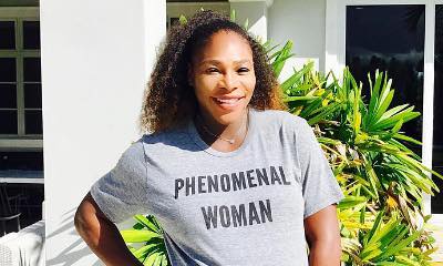 Heavily Pregnant Serena Williams Has Intense Gym Session