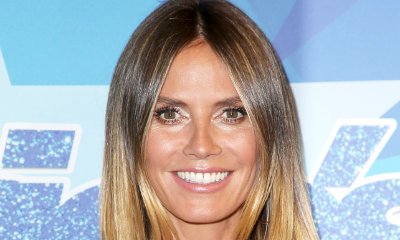 Heidi Klum Strips Down to Sheer Lingerie in New Ad Campaign