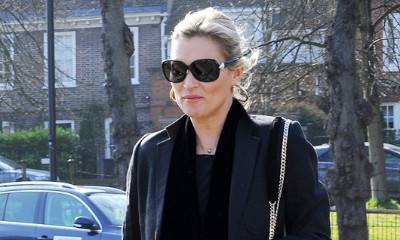 Kate Moss Goes Topless on Flying Helicopter for Photoshoot
