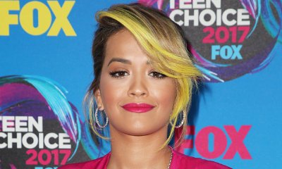 Rita Ora Flashes Her Underwear in Racy Sheer Skirt En Route to Studio