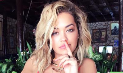 Rita Ora Sizzles in Silver Bikini During Vacation in Jamaica