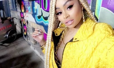 Blac Chyna Exposes Her Chest as She Wears Nothing Under Unzipped Bomber