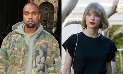 Kanye West Takes a Dig at Taylor Swift With T-Shirt Logo