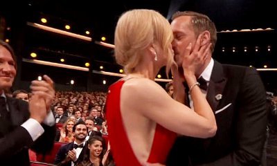 Nicole Kidman Kisses Alexander Skarsgard on Lips in Front of Husband Keith Urban at Emmys