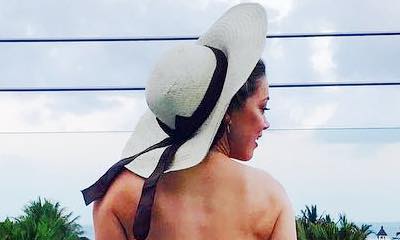 Cheeky! Topless Amber Heard Flaunts Peachy Derriere During Vacation in Bali