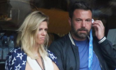 Ben Affleck and Lindsay Shookus Flaunt PDA While Shopping for Artwork in NYC