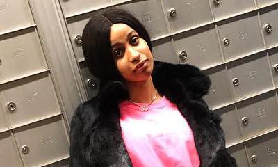 Cardi B Exposes Bare Breasts at Party With Fans