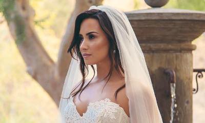 Demi Lovato Sends Fans Into a Frenzy With a Photo of Herself in a Wedding Gown