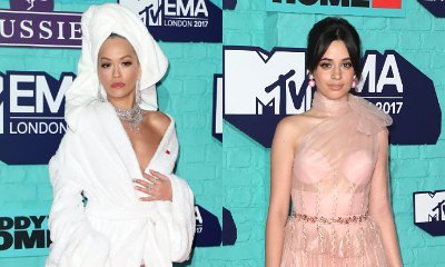 MTV EMAs 2017: Rita Ora Hits Red Carpet in a Dressing Gown and Towel, Camila Cabello Flashes Bra