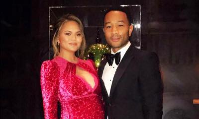 Chrissy Teigen Looks Glowing While Flaunting Baby Bump at Nobel Banquet