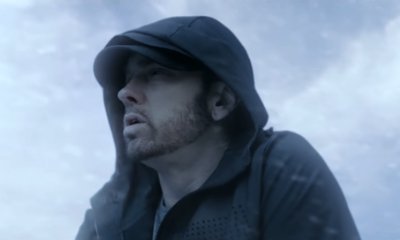 Eminem Walks on Frozen Lake in Music Video for 'Walk On Water' ft. Beyonce