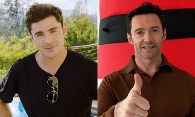 Zac Efron Trips on Tricycle While Filming Circus Musical With Hugh Jackman for James Corden's Show