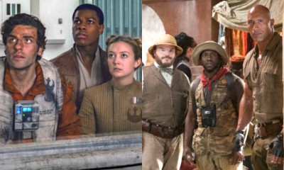 Box Office: 'Jumanji' Overtakes 'Star Wars: The Last Jedi' to Land on Top Spot
