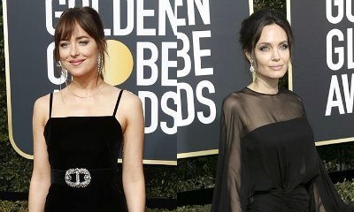 Dakota Johnson Denies Side-Eyeing Angelina Jolie at the Golden Globes