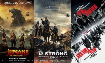 'Jumanji' Remains No. 1 at Box Office, '12 Strong' and 'Den of Thieves' Overperform