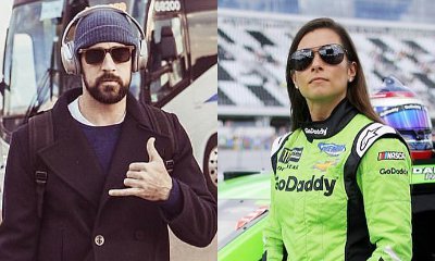 Aaron Rodgers and Danica Patrick Kiss at Daytona 500 Before She Crashes During Her Final NASCAR Race