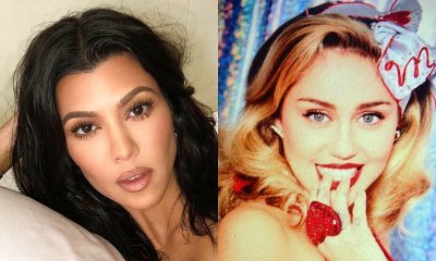 Check Out Kourtney Kardashian and Miley Cyrus' Sultry Posts to Celebrate Valentine's Day!