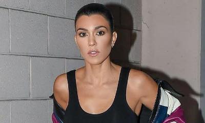 Oops Kourtney Kardashian Flashes Nipples Pasties As She Suffers