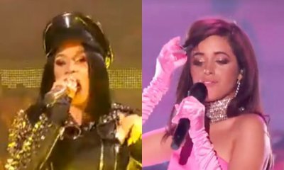 Iheartradio Music Awards 2018 Cardi B Performs Fierce Medley Camila Cabello Channels Madonna - roblox bartier cardi music id