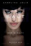 Angelina Jolie Gazing on New 'Salt' Poster