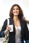 Teri Hatcher Goes to Work on Bike