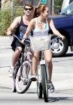 Miley Cyrus Goes Biking With Liam Hemsworth