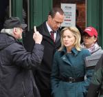 New Pics of Sharon Stone Filming 'Law and Order: SVU'