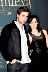 Robert Pattinson Seen Guiding Kristen Stewart Into Budapest Airport