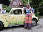 Jane Fonda's First Look as Hippie Grandmother in Woodstock Film