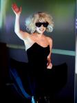 Lady GaGa Shows Dimpled Legs in Revealing Outfit