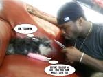 50 Cent Slammed for Holding Knife in Front of Puppy