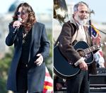 Ozzy Osbourne and Yusuf Islam Treat Protesters With Surprise Show