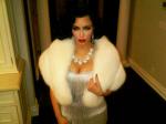 Pictures: Kim Kardashian Goes 'Gangster' at Eva Longoria's Birthday Party