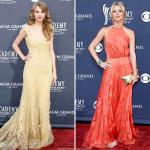 2011 ACM Awards: Taylor Swift Glowing in Yellow, Julianne Hough Sexy in Orange