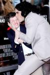 Russell Brand Bites a Boy at 'Arthur' New York Premiere