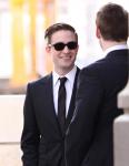Fresh 'Cosmopolis' On-Set Pics:  Robert Pattinson Dazzling in Tux and Black Shades