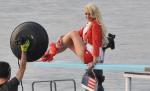 Pics: Lindsay Lohan Back at Work Posing for Philipp Plein