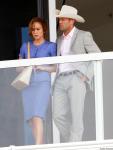 Set Pics of 'Parker': Jennifer Lopez and Jason Statham Get Close at Balcony