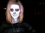Pictures: Katy Perry Embraces Halloween With Skeleton Face Paint