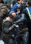 New 'Dark Knight Rises' Set Footage and Pics: Batman and Bane Brawling in Street Fight