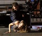 First Look: Elijah Wood Brutally Stabs a Woman on 'Maniac' Set