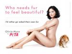 Olivia Munn Goes Nude for PETA's New Anti-Fur Campaign