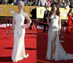 SAG Awards 2012: Kelly Osbourne Dazzles in White, Lea Michele Wows in Silver
