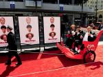 'The Three Stooges' Arrive in Rickshaw at Star-Studded Hollywood Premiere