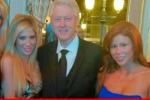 Bill Clinton Poses With Two Porn Stars at Nights in Monaco Benefit Gala